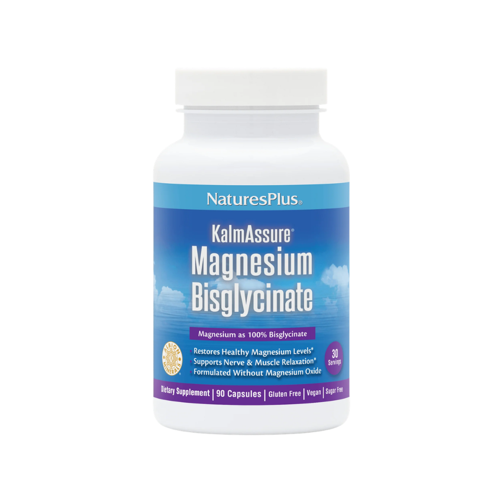 NaturesPlus, KalmAssure, Magnesium Bisglycinate, 90 Capsules