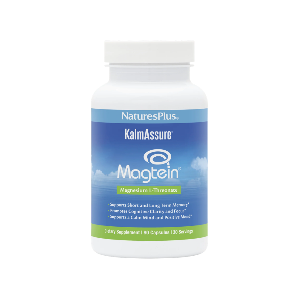 NaturesPlus, KalmAssure, Magtein, 90 Capsules
