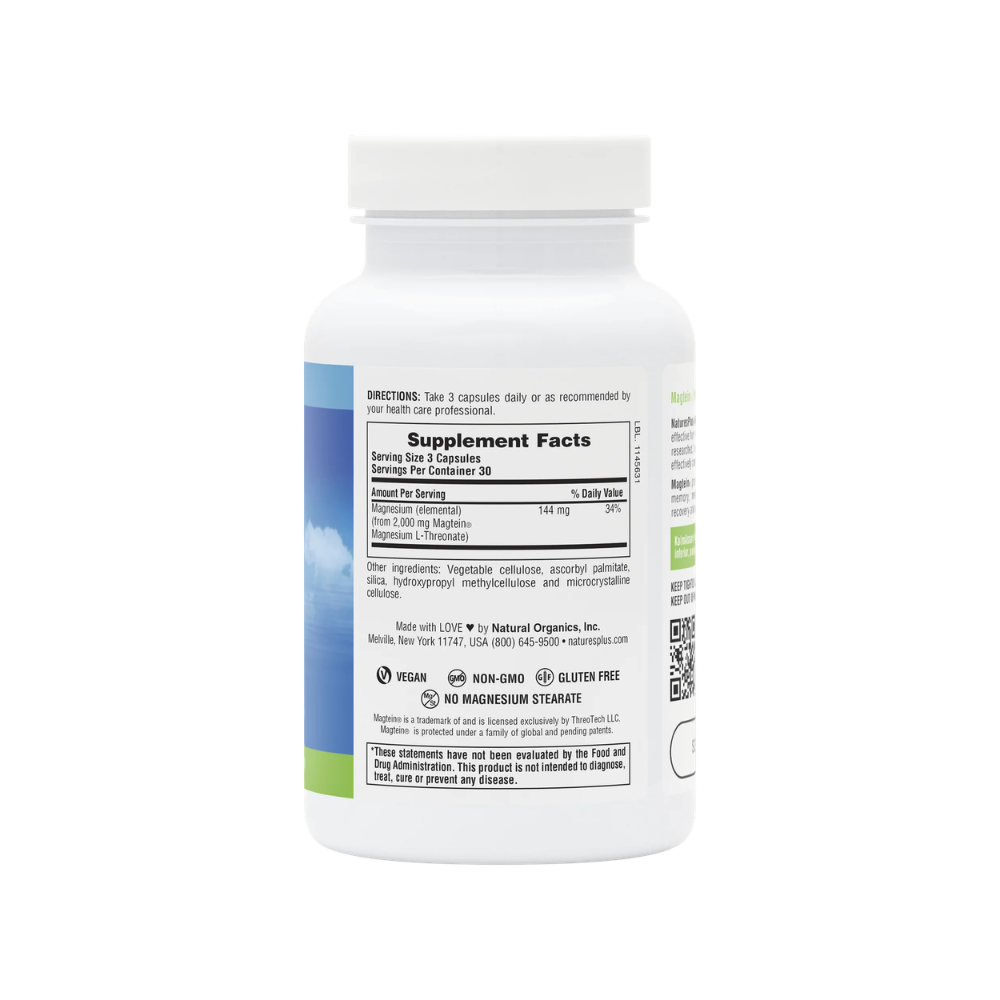 NaturesPlus, KalmAssure, Magtein, 90 Capsules