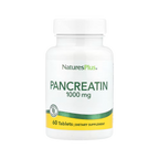 NaturesPlus, Pancreatin, 1,000 mg, 60 Tablets