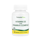 NaturesPlus, Vitamin D3 and Vitamin K Complex, 90 Tablets