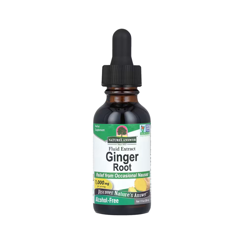 Nature's Answer, Ginger Root, Fluid Extract, Alcohol-Free, 1,000 mg, 1 fl oz (30 ml)
