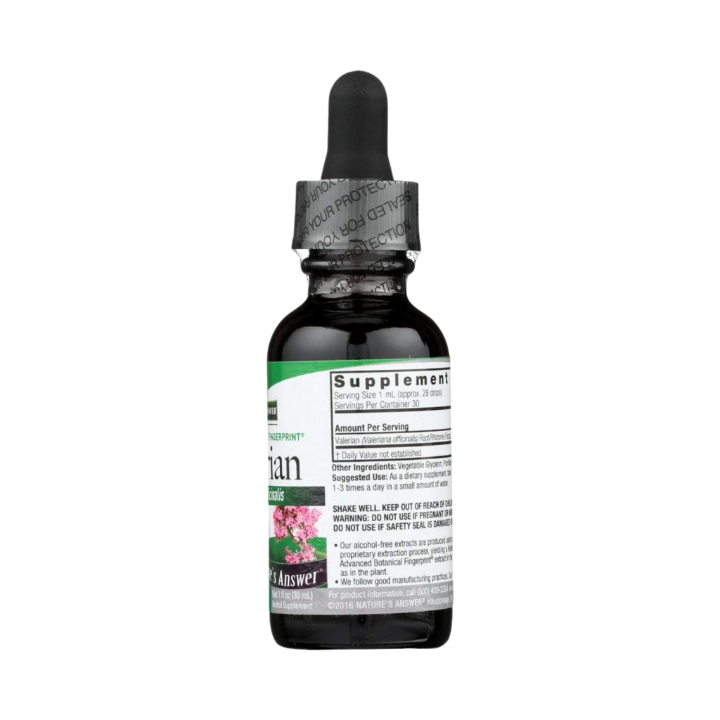 Nature’s Answer, Valerian Root, 1fl oz
