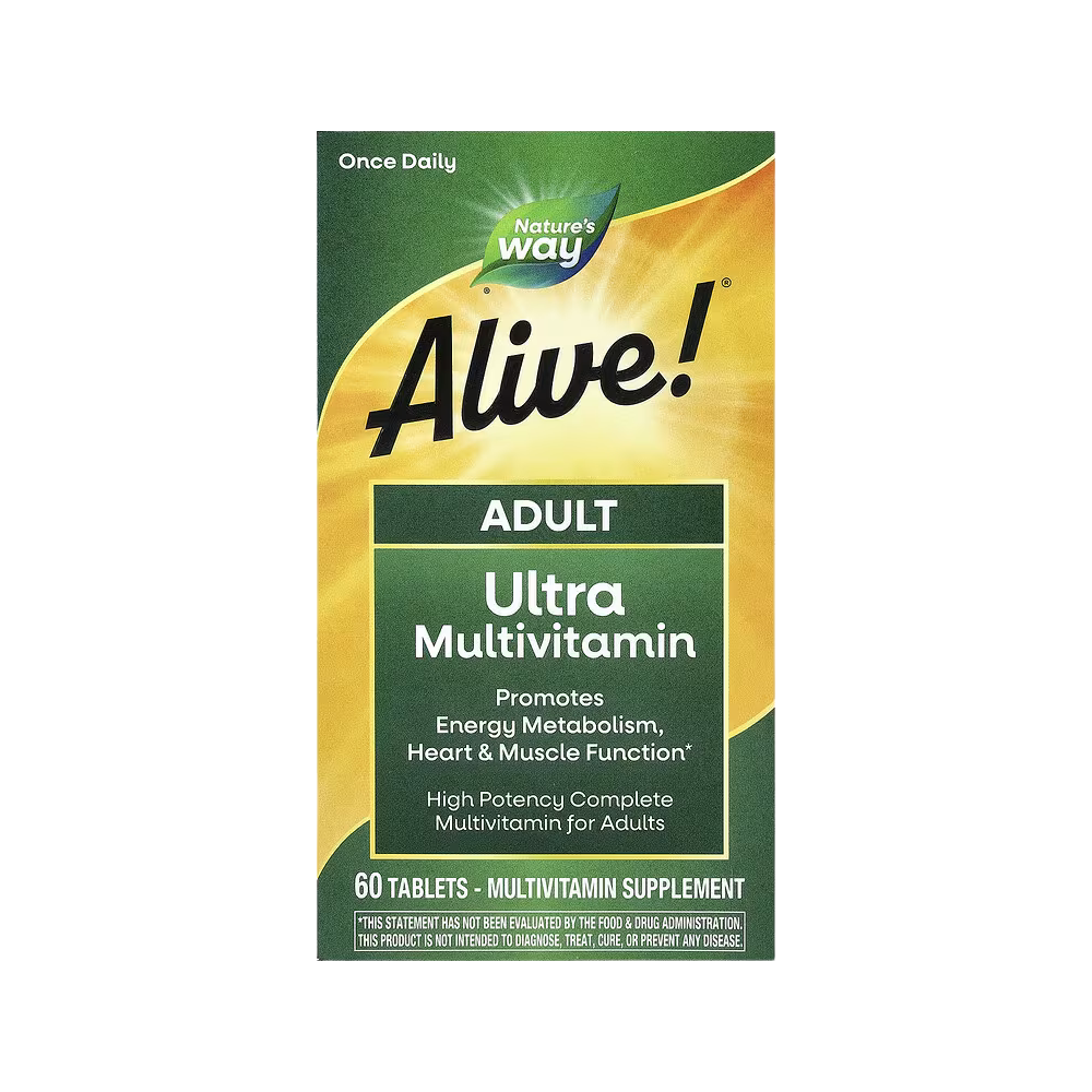 Nature's Way, Alive!® Adult Ultra Multivitamin, 60 Tablets