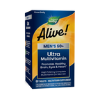 Nature's Way, Alive! Men’s 50+ Ultra Multivitamin, 60 Tablets