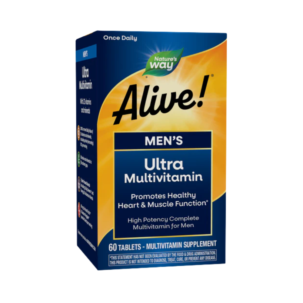 Nature's Way, Alive! Men’s Ultra Multivitamin, 60 Tablets