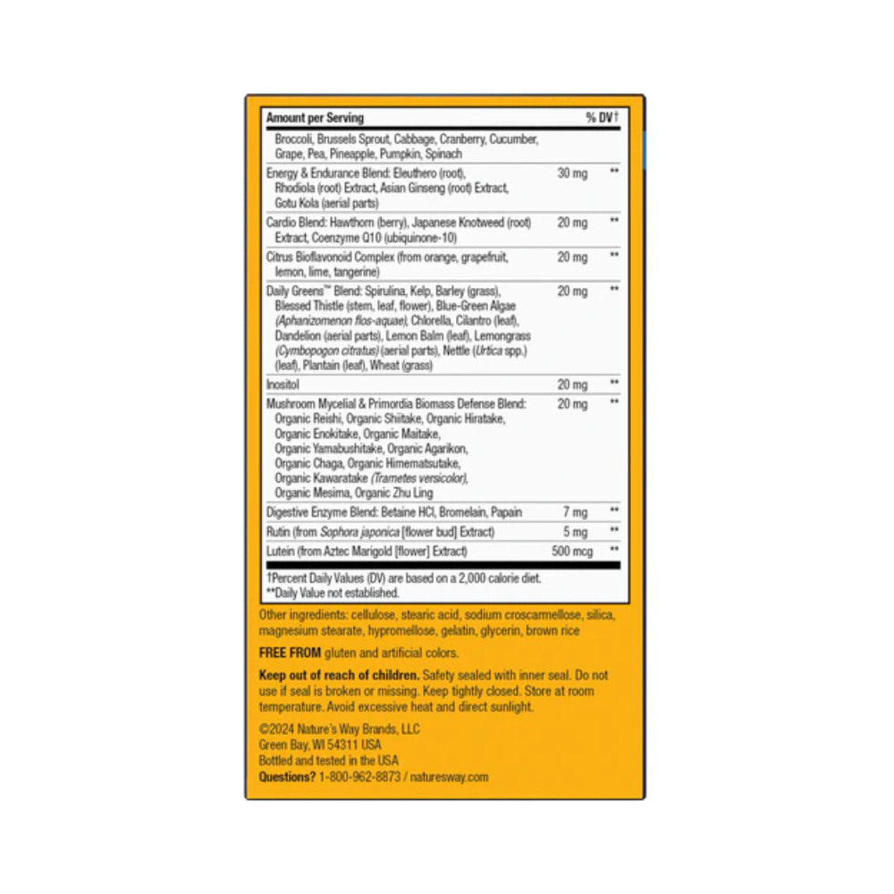 Nature's Way, Alive! Men’s Ultra Multivitamin, 60 Tablets