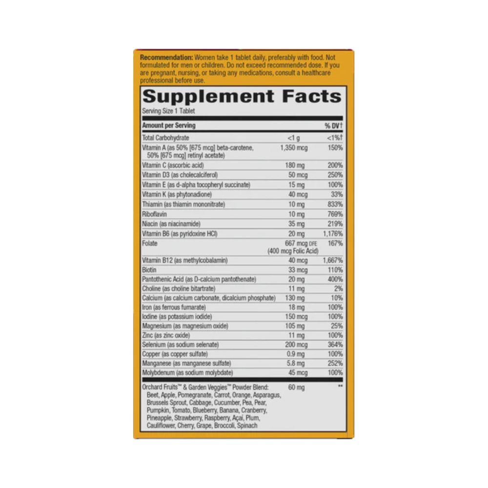 Nature's Way, Alive! Women's Ultra Multivitamin, 60 Tablets