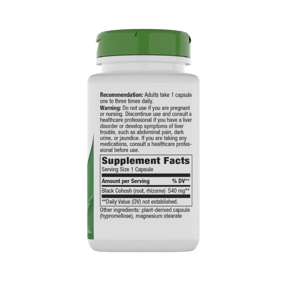 Nature’s Way, Black Cohosh Root, 100 vegetarian capsules