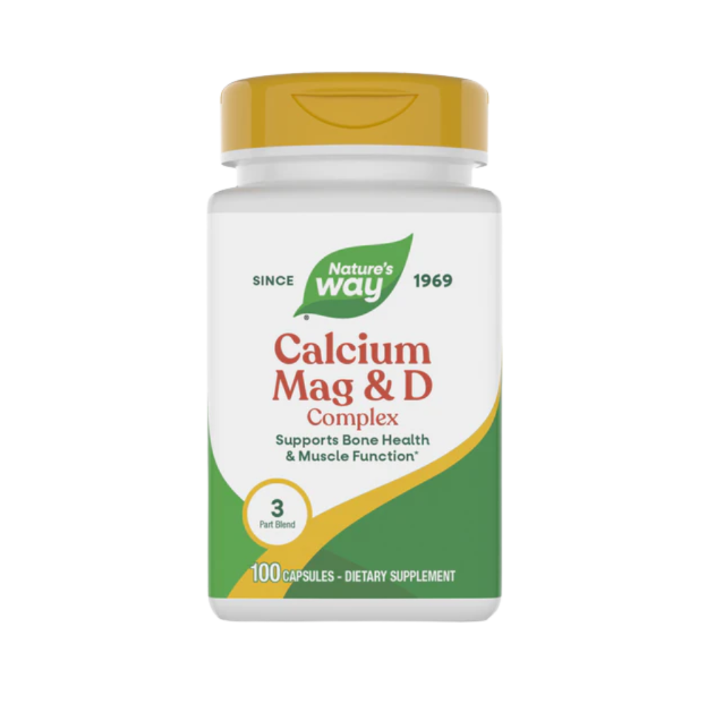 Nature's Way, Calcium, Mag & D, 100 capsules