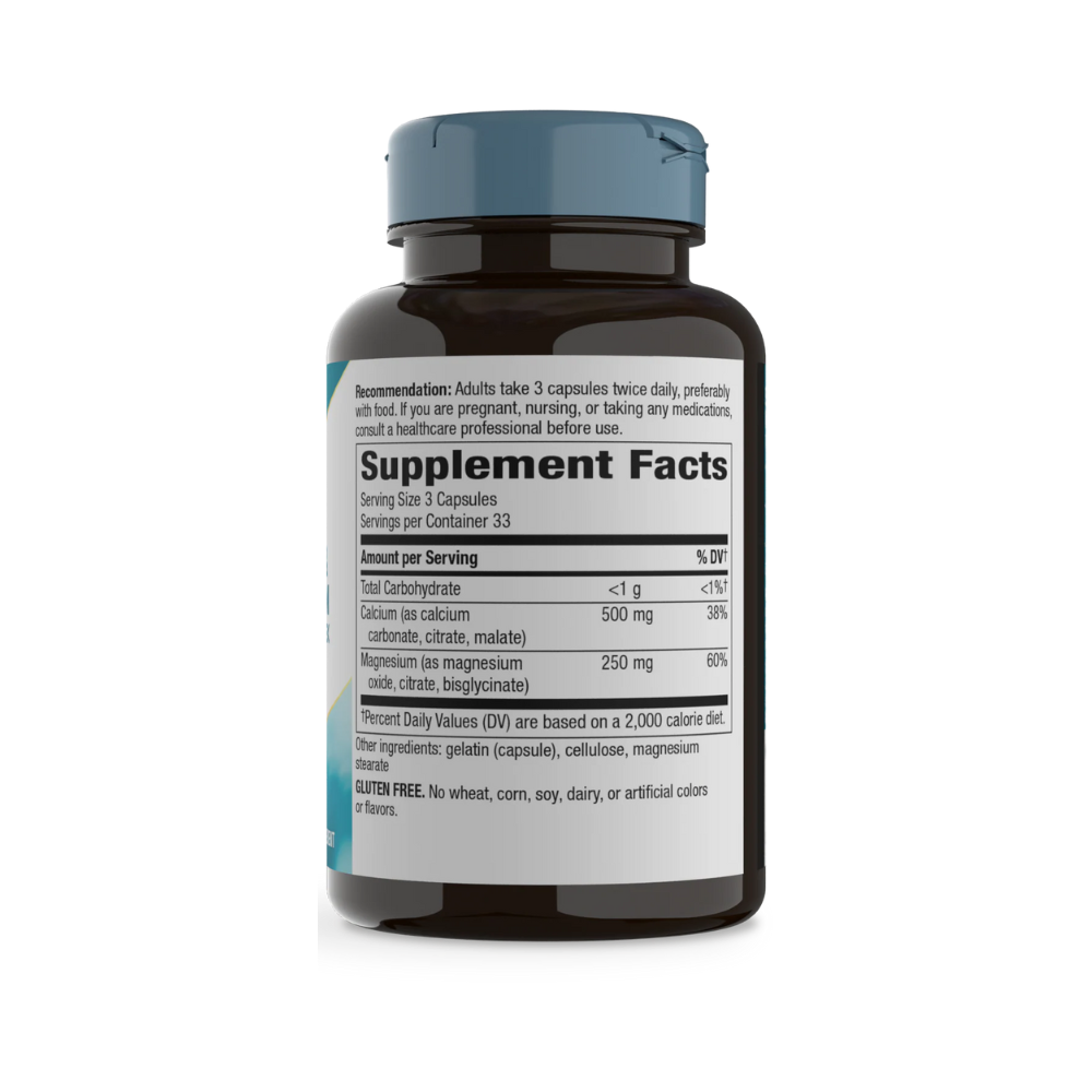 Nature's Way, Calcium & Magnesium (500mg calcium and 250mg magnesium), 100 capsules