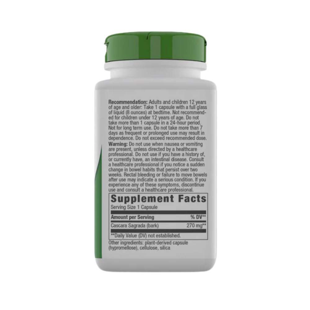 Nature’s Way, Cascara Sagrada, 100 vegetarian capsules