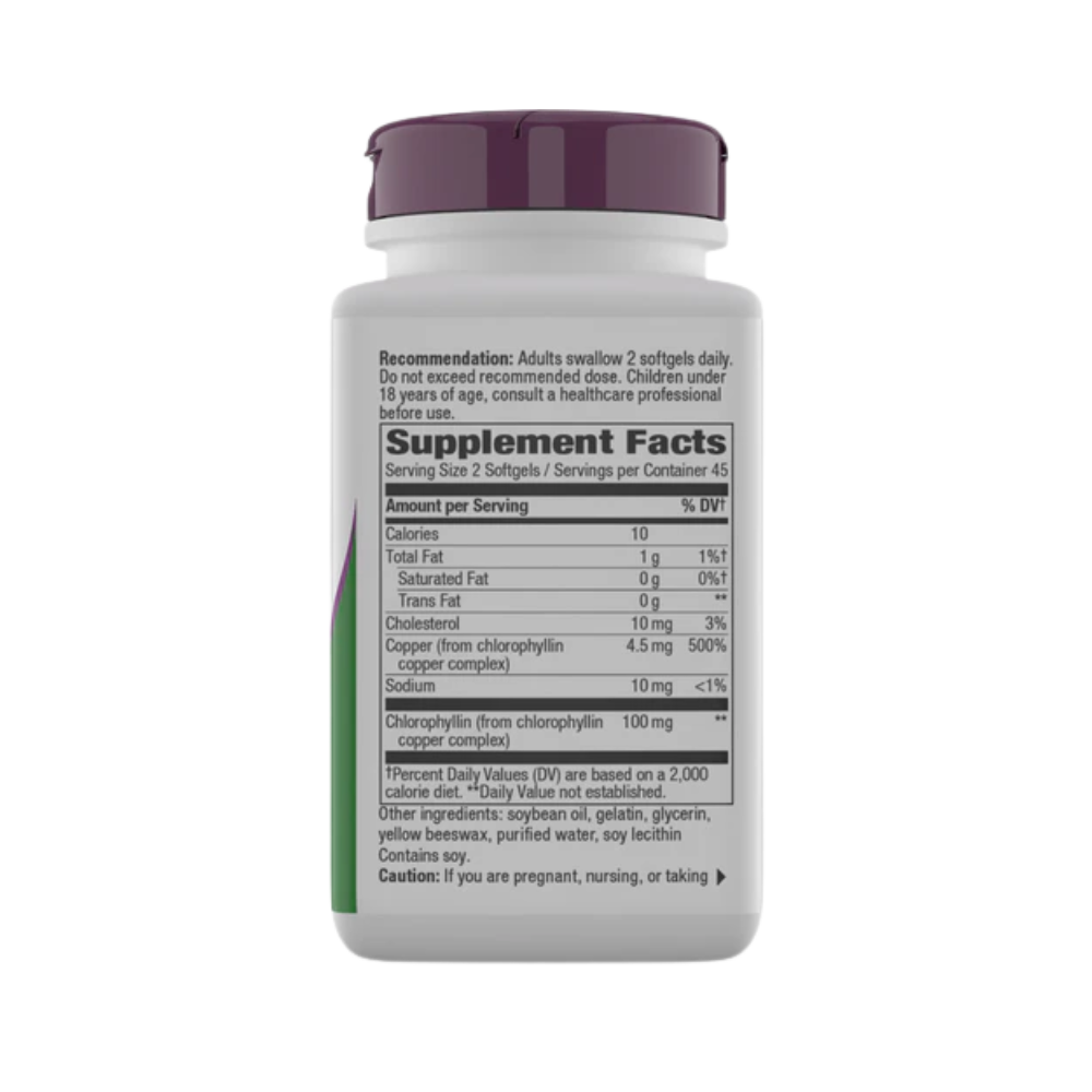 Nature's Way, Chlorofresh® Chlorophyll Concentrate, 90 softgel