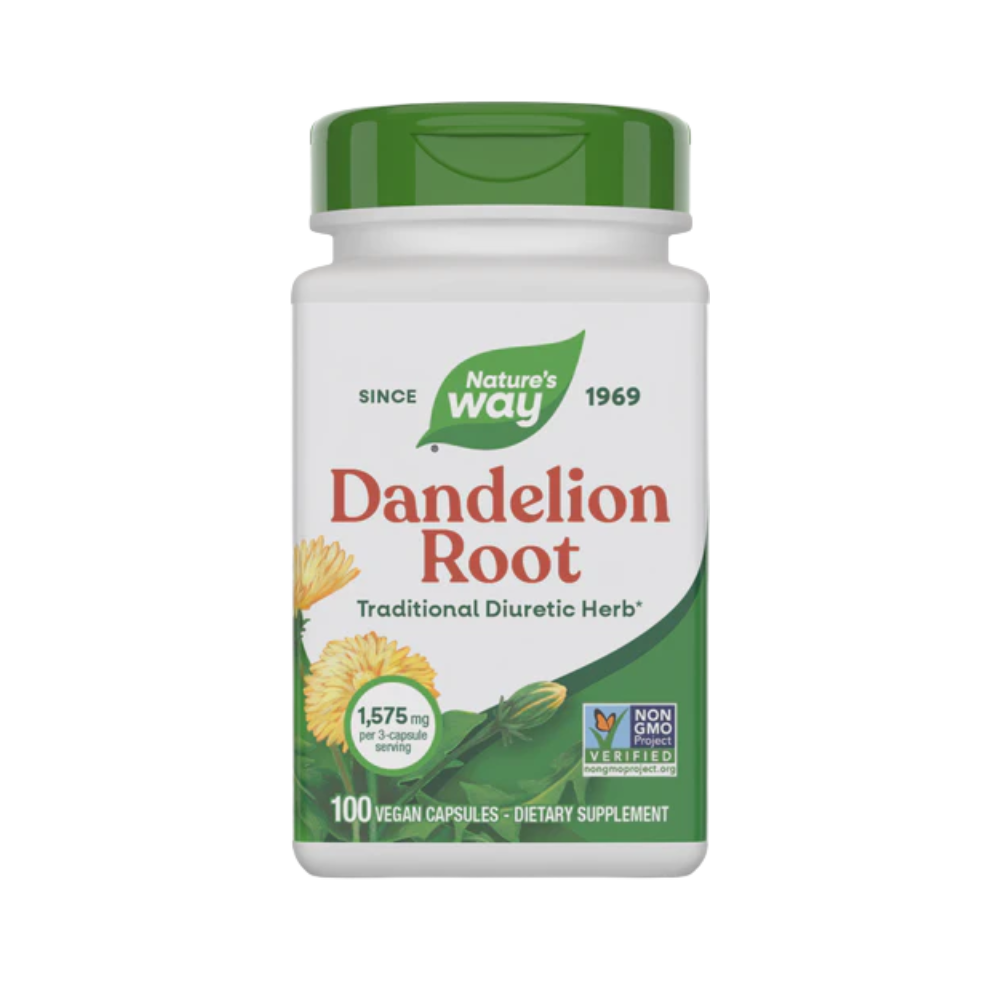 Nature's Way, Dandelion Root (1,575mg per serving), 100 vegan capsules