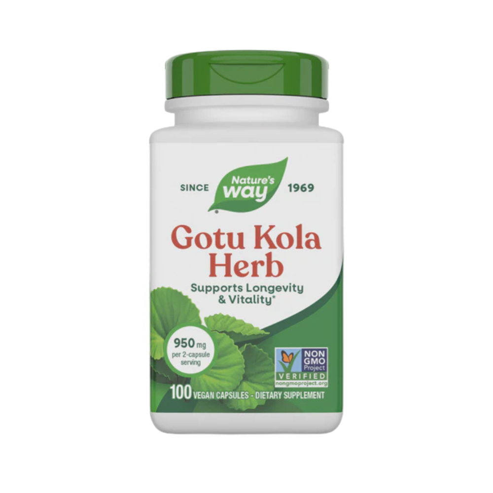 Nature's Way, Gotukola herb (950mg per serving), 100 Vegan Capsules