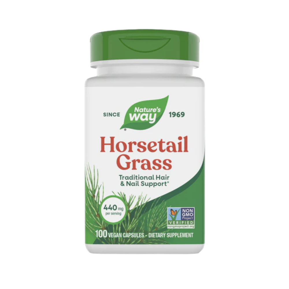 Nature's Way, Horsetail grass (440mg per serving), 100 vegan capsules