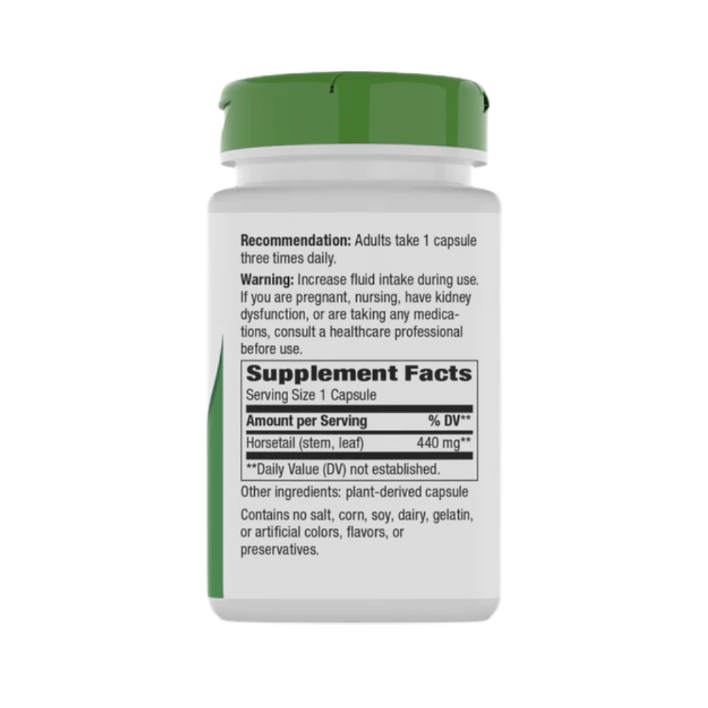 Nature's Way, Horsetail grass (440mg per serving), 100 vegan capsules