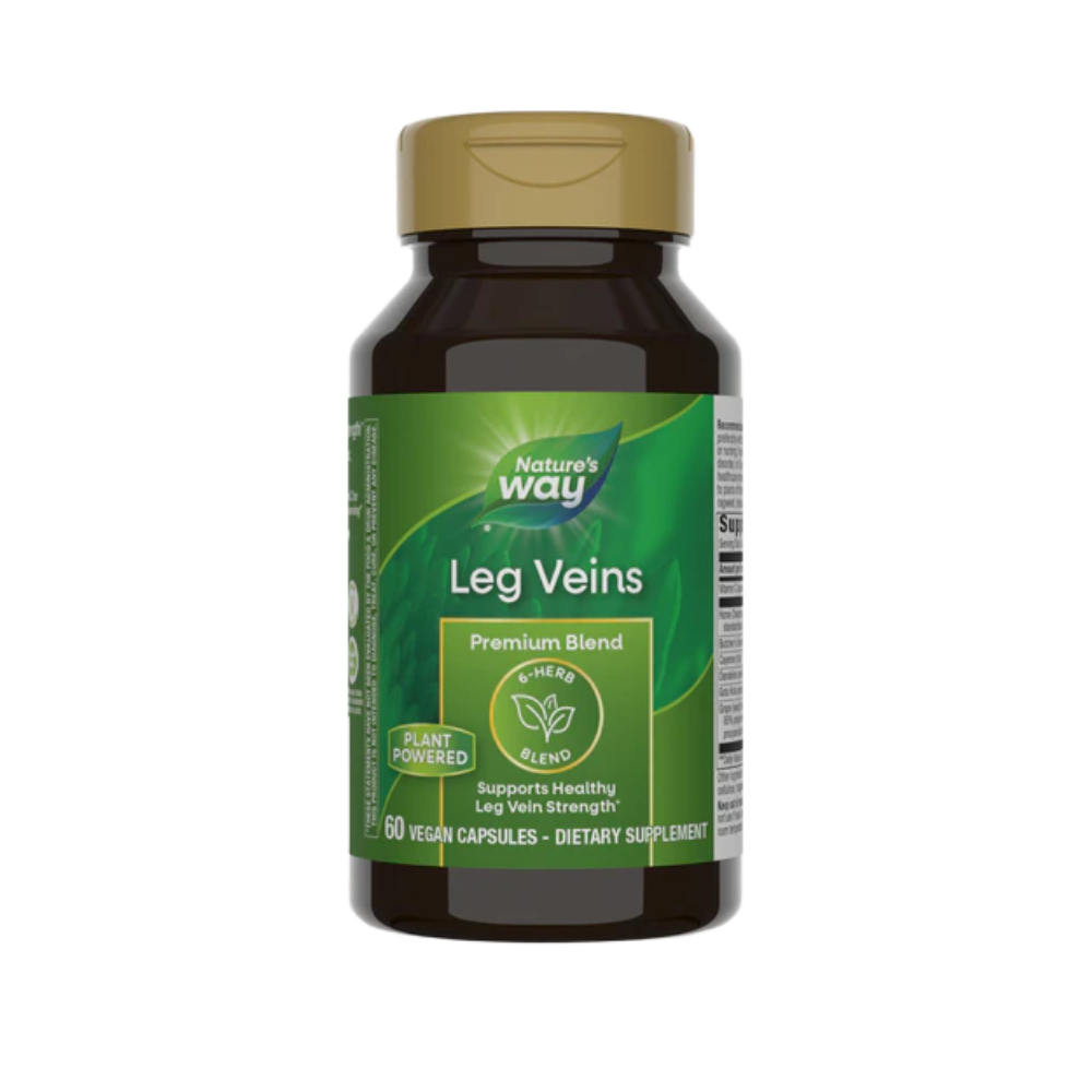 Nature's Way, Leg Veins, Premium Blend, 60 Vegan Capsules