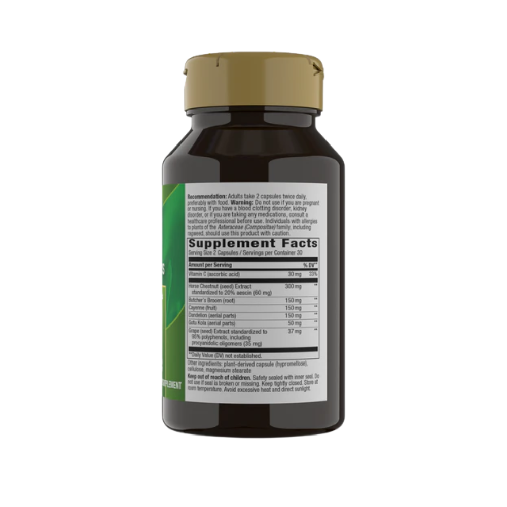 Nature's Way, Leg Veins, Premium Blend, 60 Vegan Capsules
