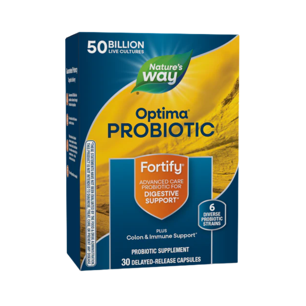 Nature's Way, Optima Probiotic 50 Billion Live Cultures, 30 Capsules