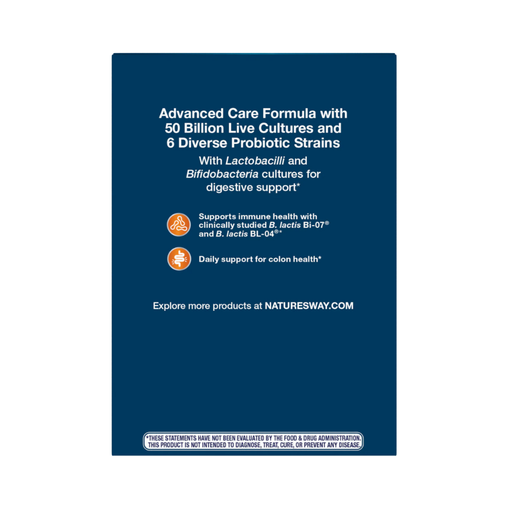 Nature's Way, Optima Probiotic 50 Billion Live Cultures, 30 Capsules