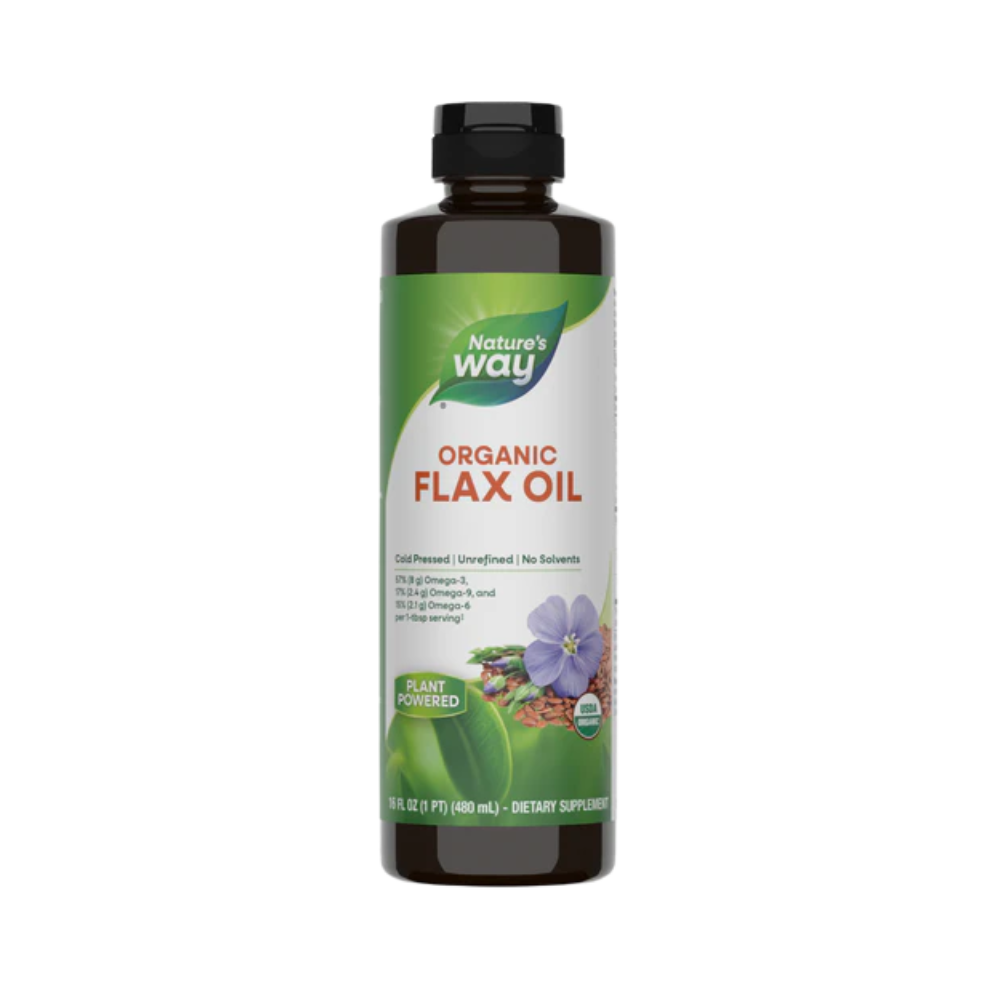 Nature’s Way, Organic Flax Oil, 16oz (480ml)