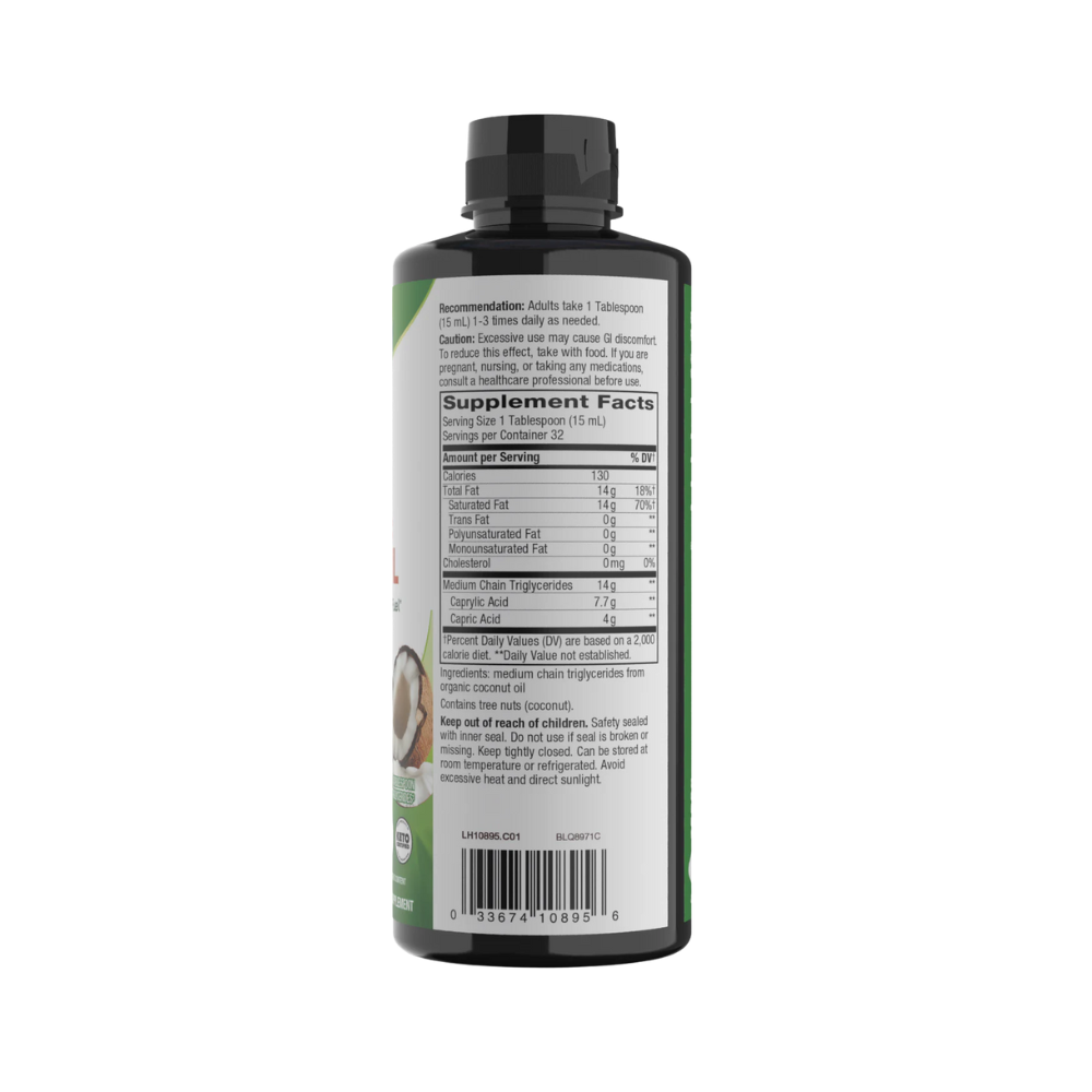 Nature’s Way, Organic MCT Oil, 16oz (480ml)