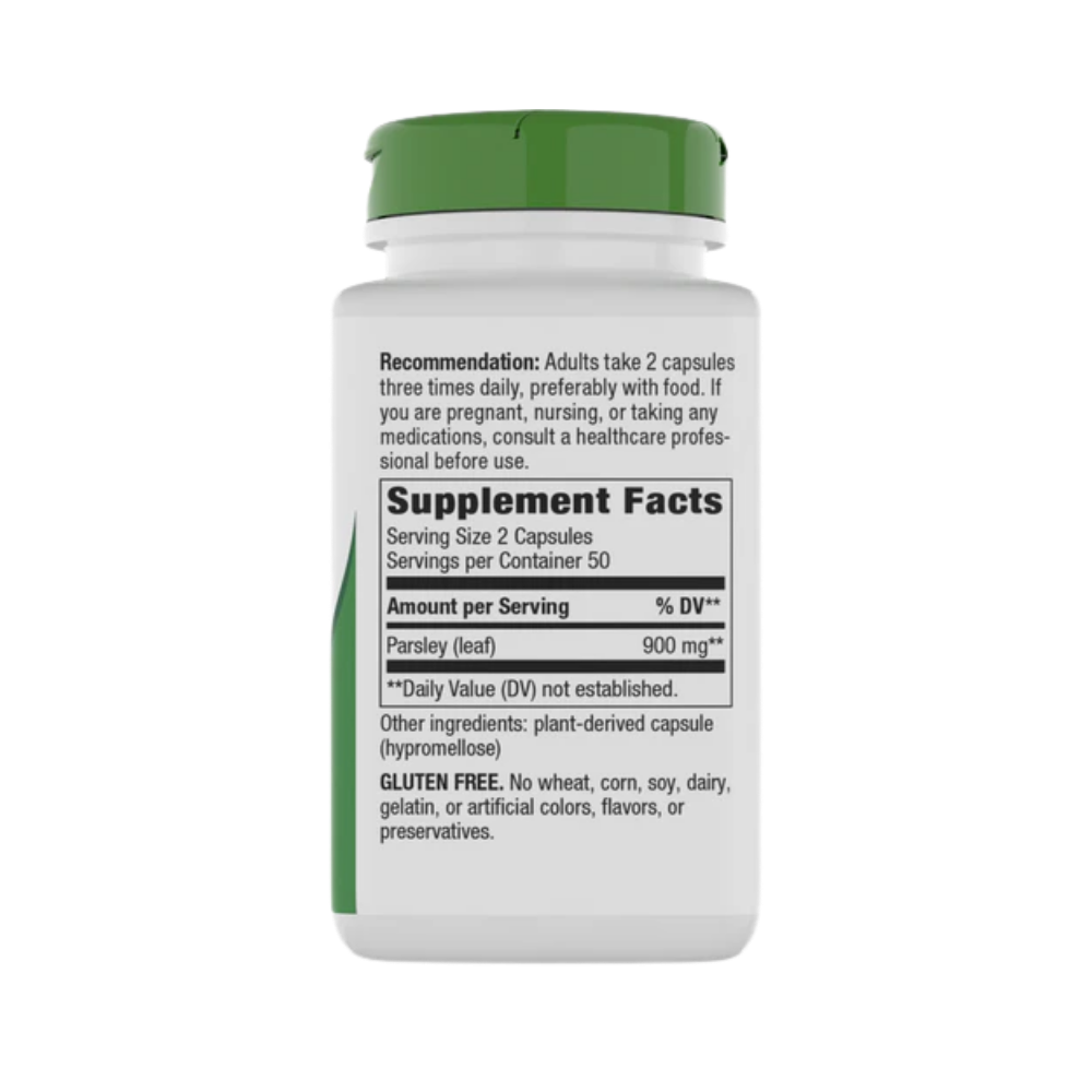 Nature’s Way, Parsley Leaf (900mg per serving), 100 vegetarian capsules