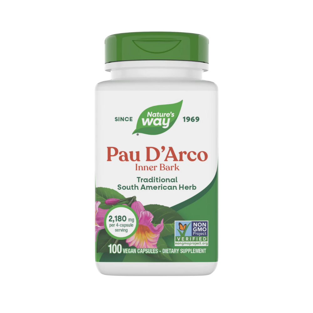 Nature's Way, Pau D'Arco, 100 Vegan Capsules