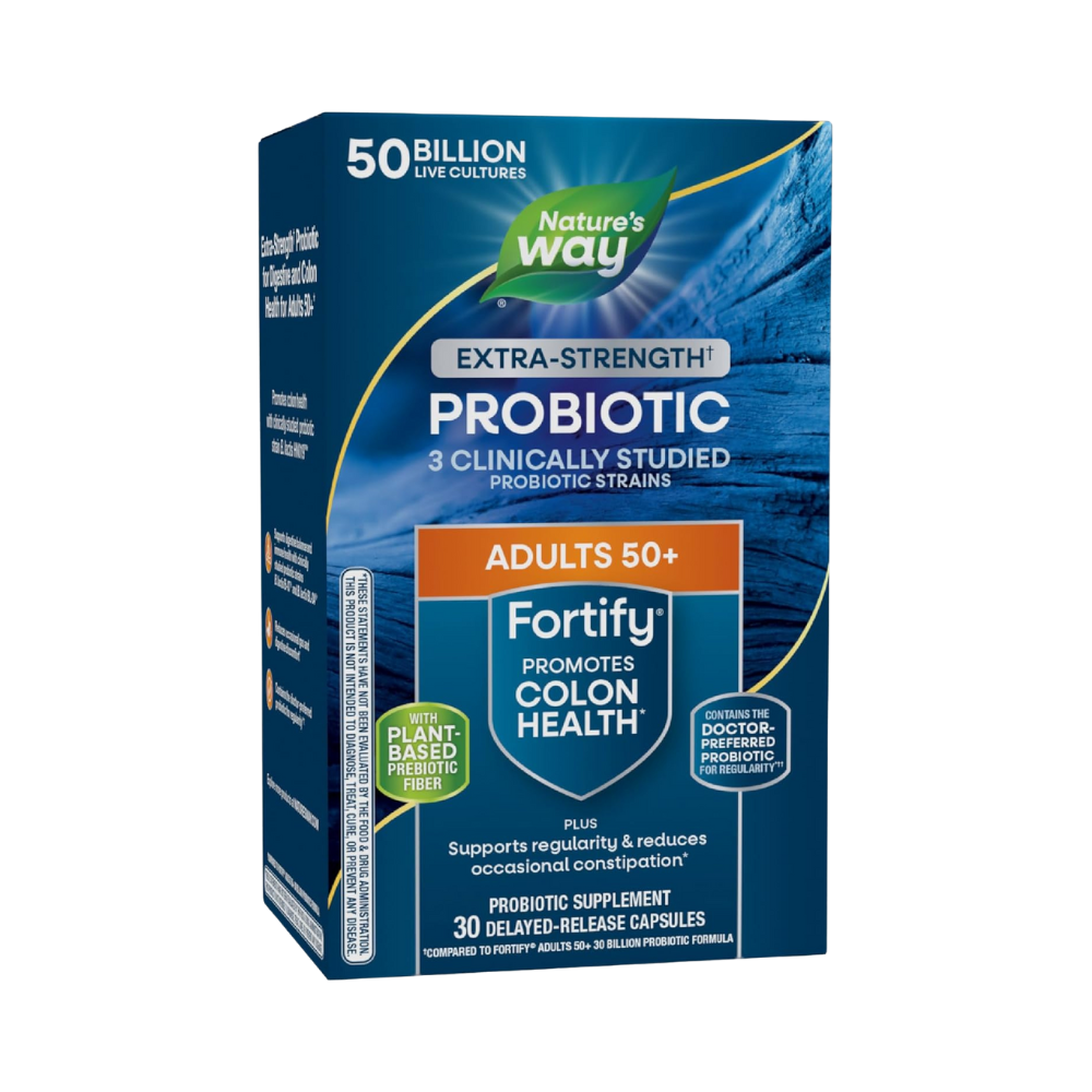 Nature's Way, Probiotic Adult 50+, 50 Billion Live Cultures, 30 capsules