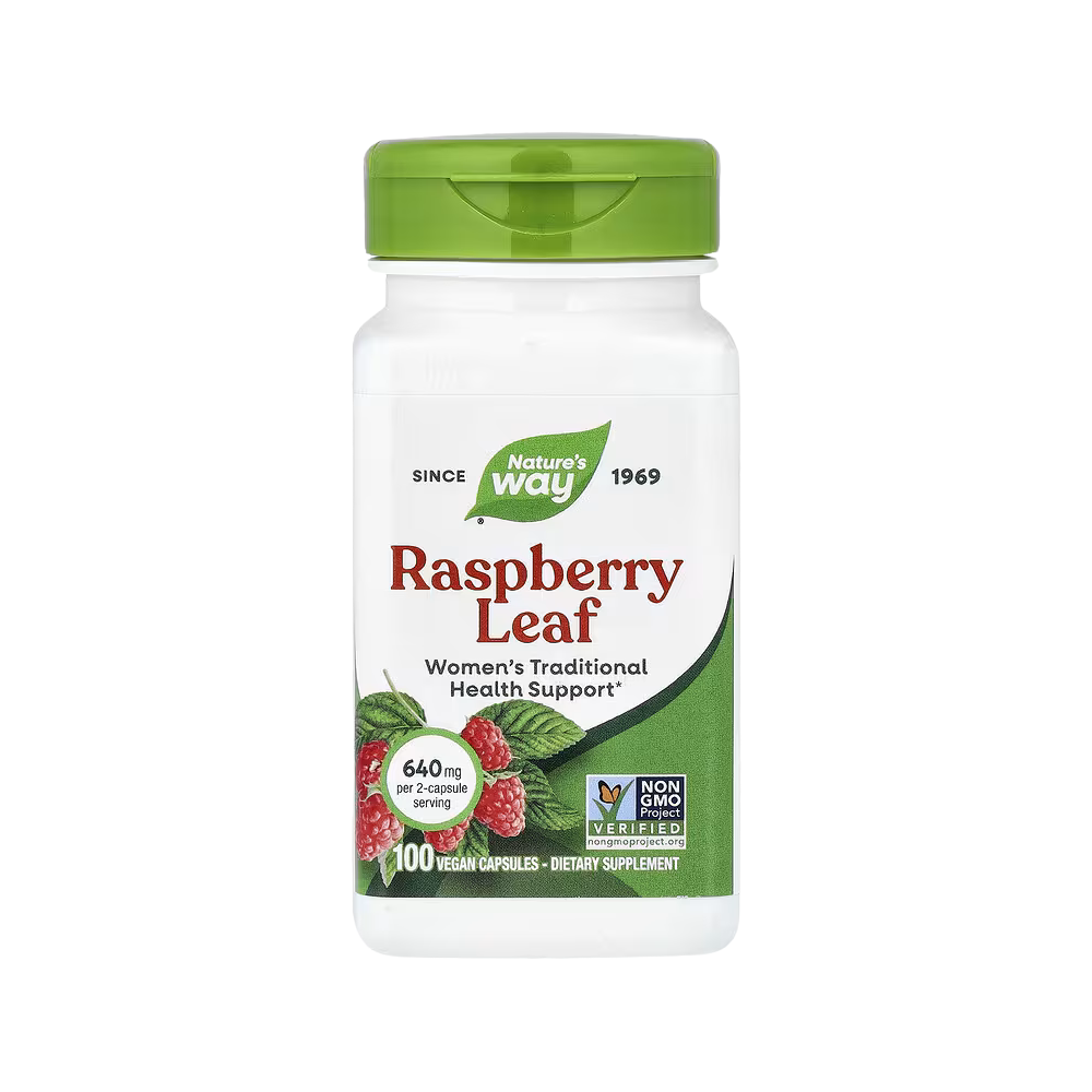 Nature's Way, Raspberry Leaf, 100 Vegan Capsules (320 mg per Capsule)
