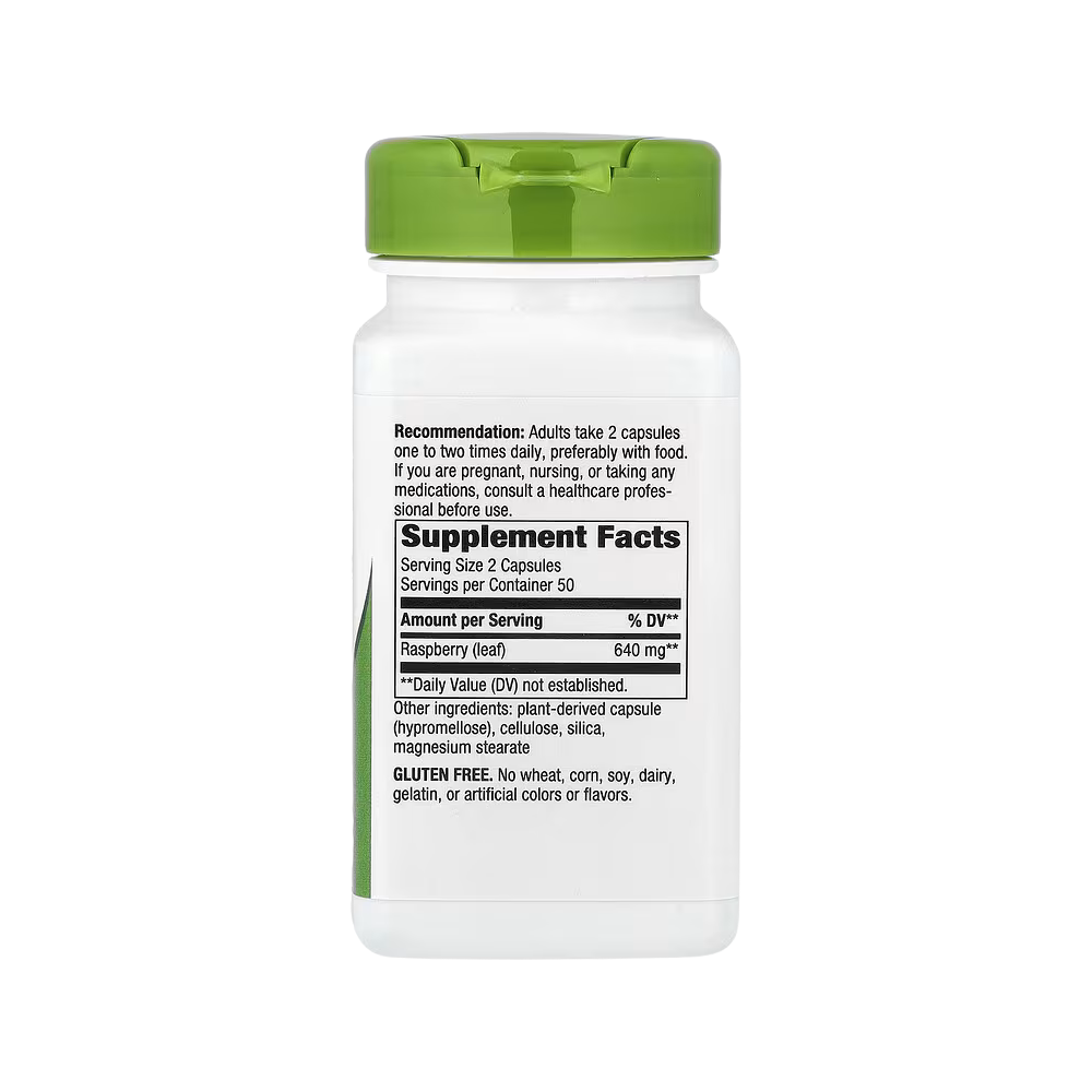 Nature's Way, Raspberry Leaf, 100 Vegan Capsules (320 mg per Capsule)