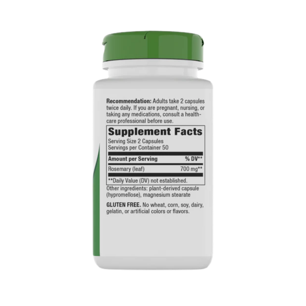 Nature’s Way, Rosemary Leaf, 100 vegetarian capsules