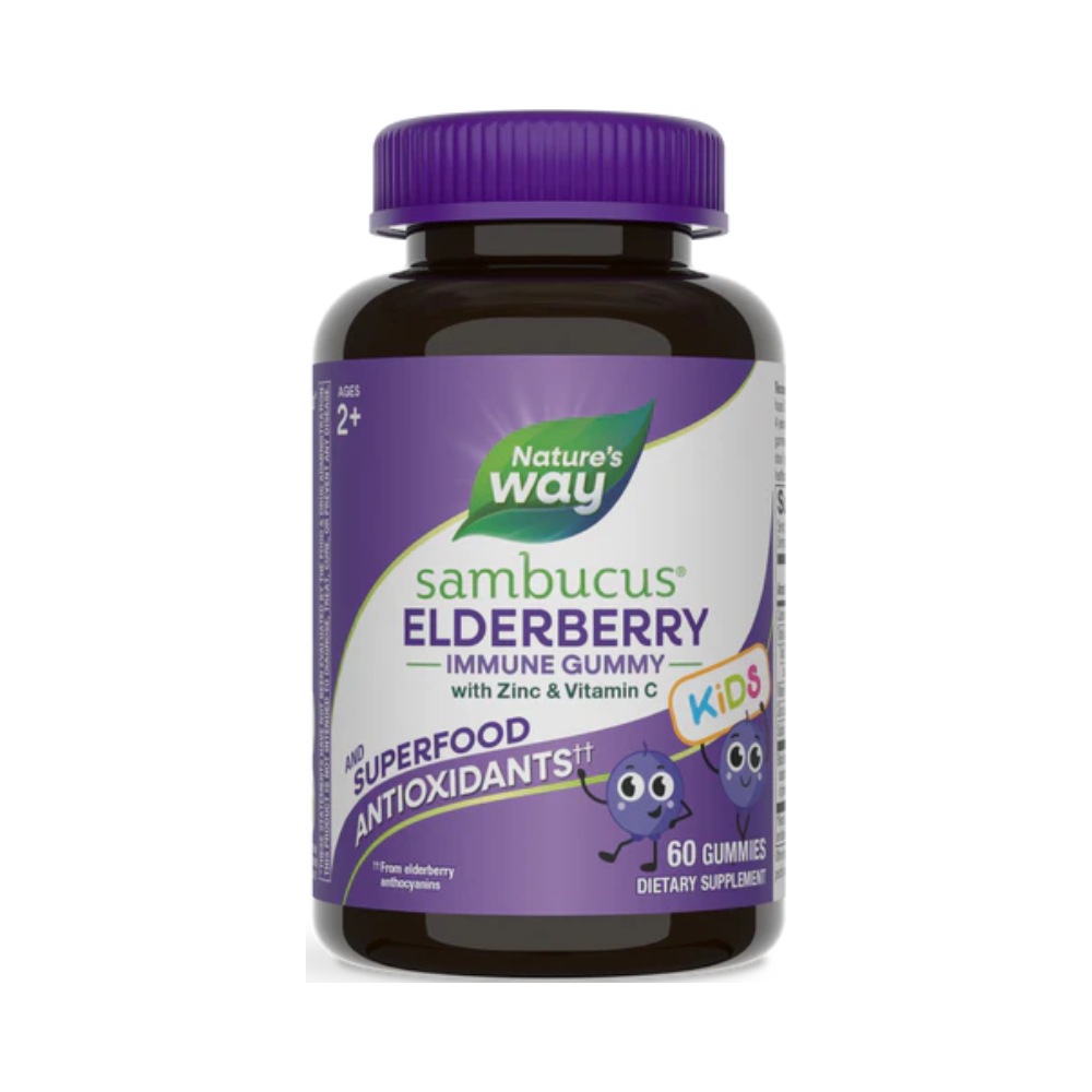 Nature's Way, Sambucus immune gummy, 60 gummies