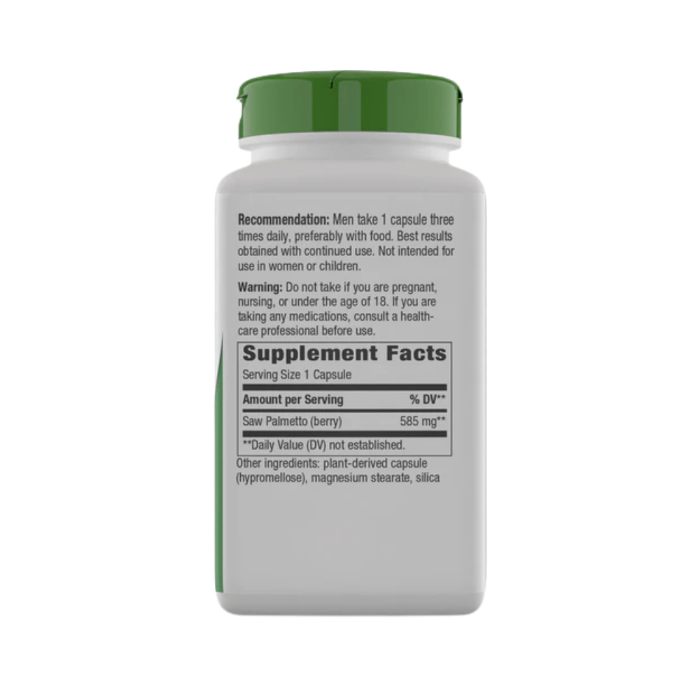 Nature's Way, Saw Palmetto Berries (585mg per serving), 180 Vegan Capsules