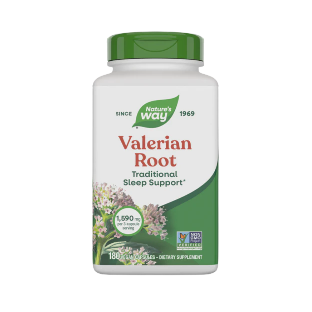 Nature's Way, Valerian Root (530mg per Capsule), 180 Vegan Capsules