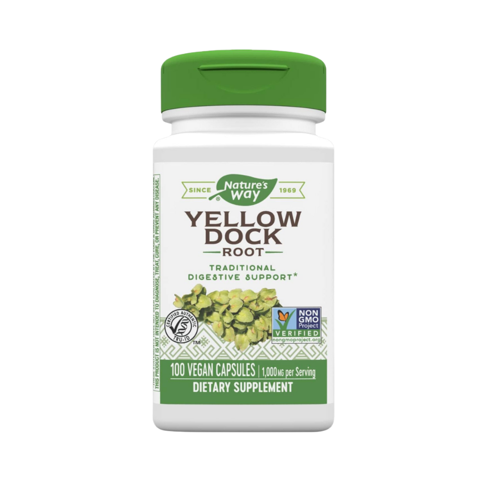 Nature's Way, Yellow Dock Root, 100 vegan capsules