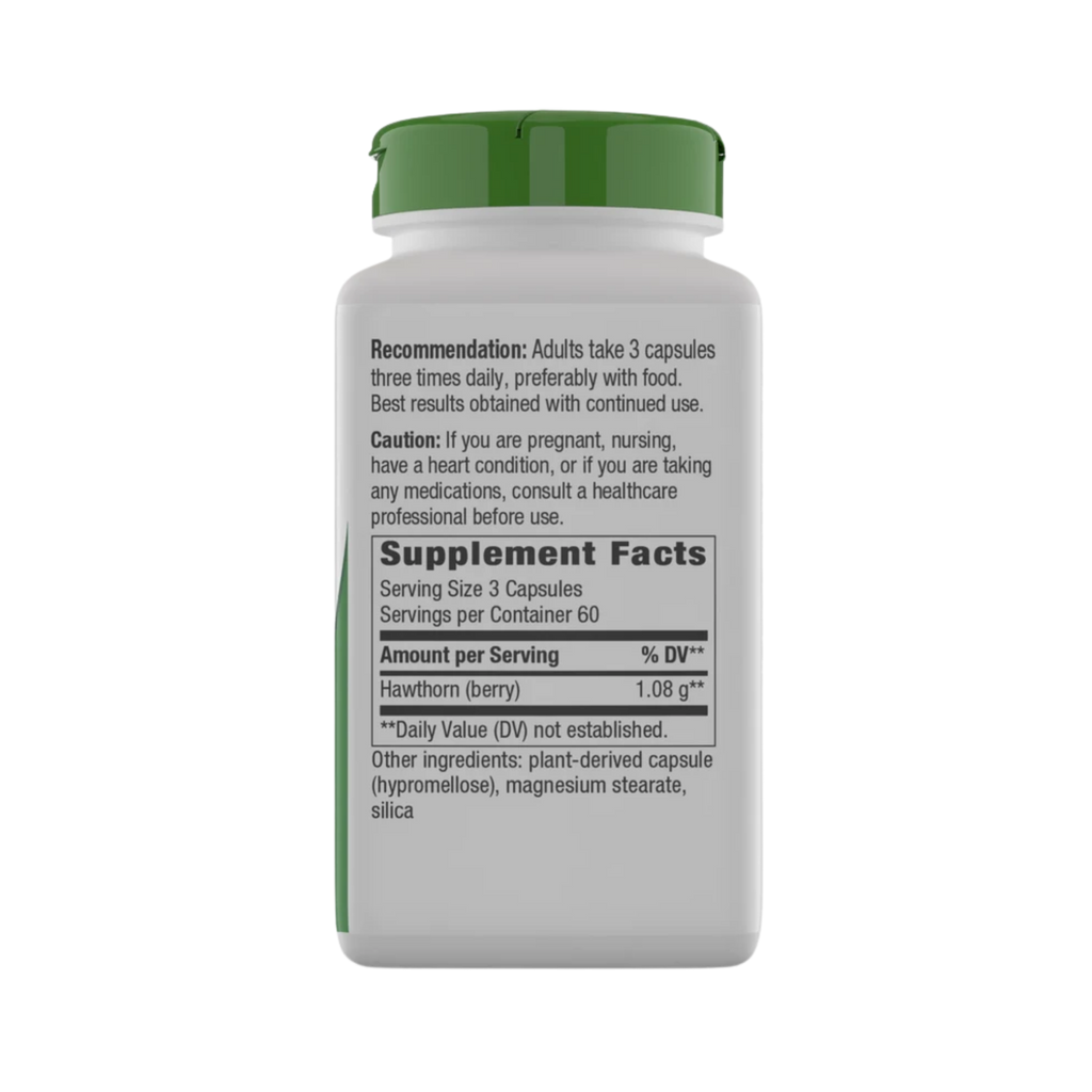 Nature’s way, Hawthorn Berries, 180 vegetarian capsules