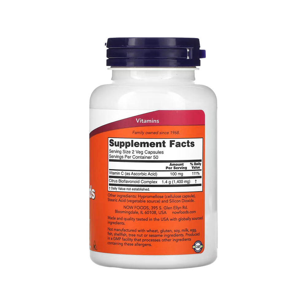 Now Foods, Citrus Bioflavonoids, 100 vegan capsules