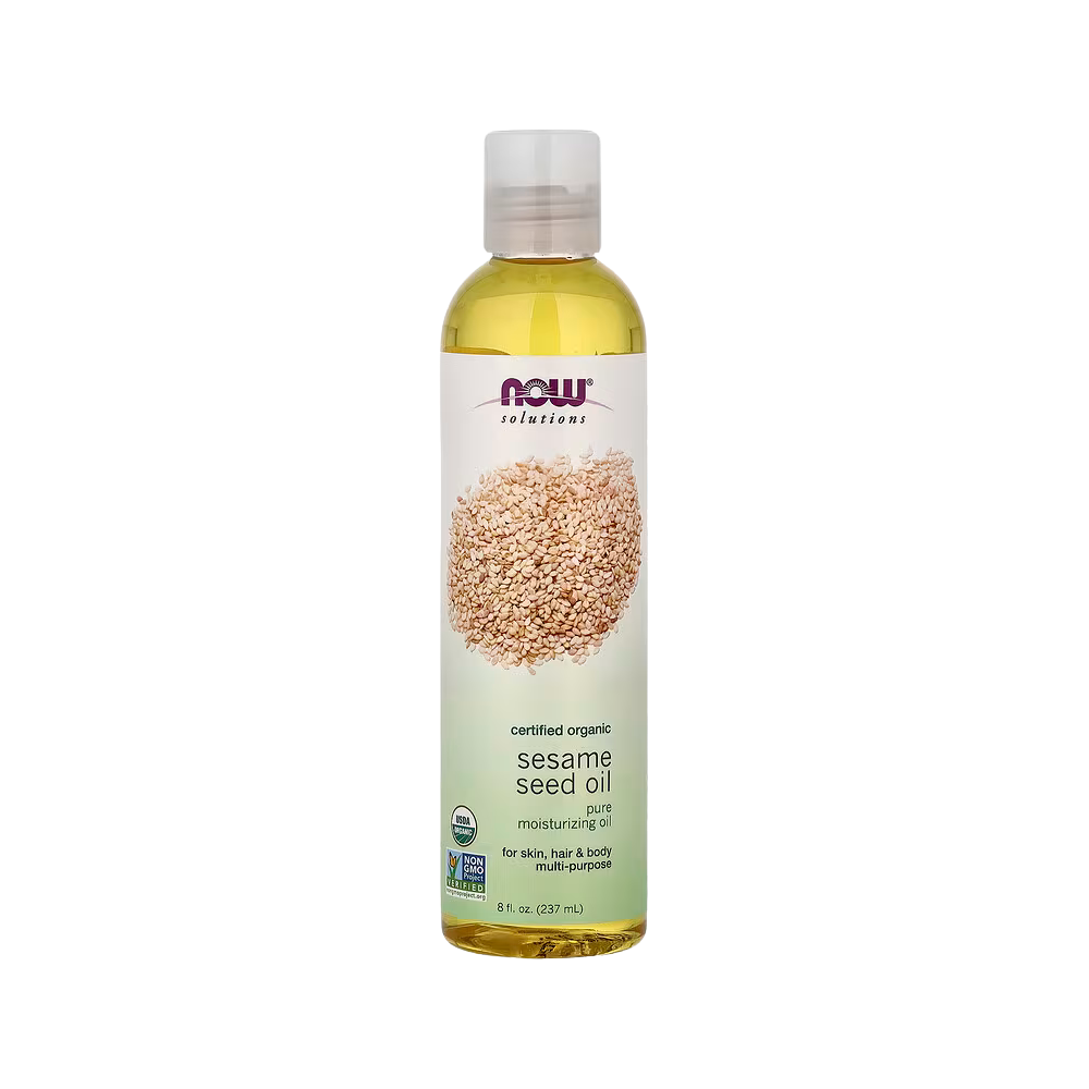 Now Foods, Solutions, Certified Organic Sesame Seed Oil, 8oz