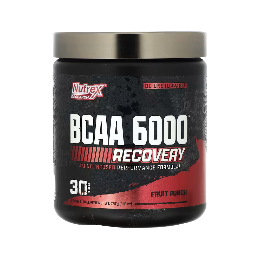Nutrex Research, BCAA 6000, Recovery, Fruit Punch, 8.15 oz (231 g)
