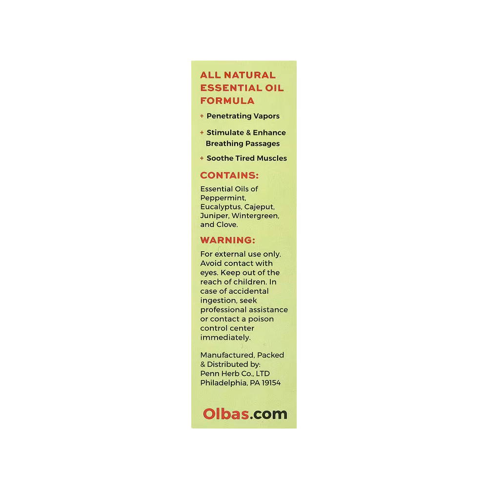 Olbas, Oil Aromatherapy & massage, 0.32 oz