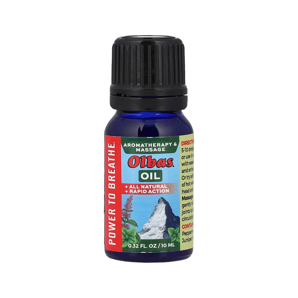 Olbas, Oil Aromatherapy & massage, 0.32 oz