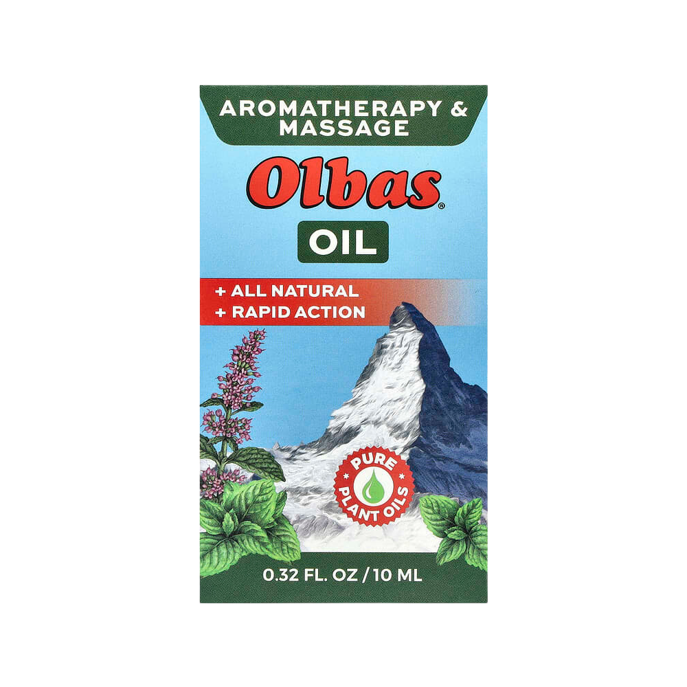 Olbas, Oil Aromatherapy & massage, 0.32 oz