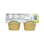 Organic Cadia, Unsweetened applesauce, 4-4 oz (113g) cups