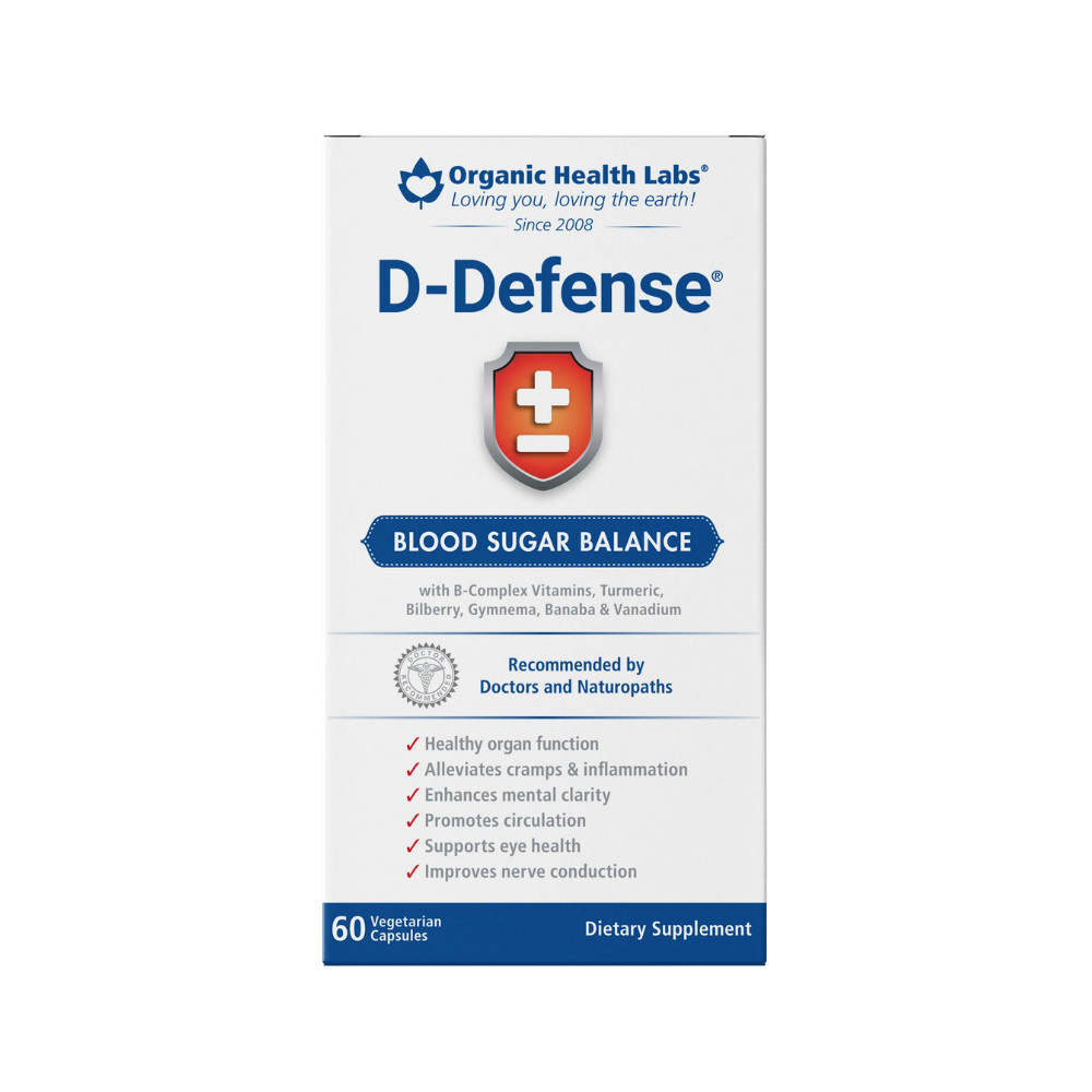 Organic Health Labs, D-Defense , 60 Vegetarian Capsules