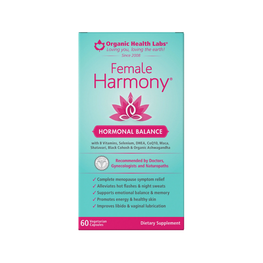 Organic Health Labs, Female Harmony, 60 vegan capsules