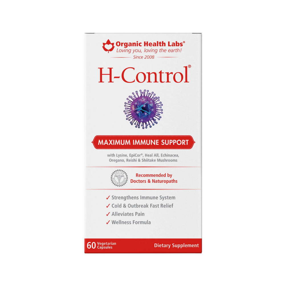 Organic Health Labs, H Control, 60 Vegetarian Capsules