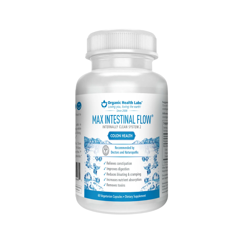Organic Health Labs, Max Intestinal Flow, 60 vegan capsules