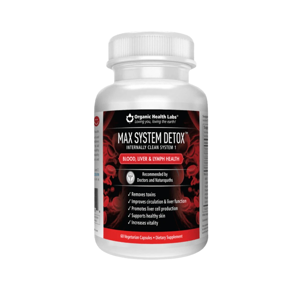 Organic Health Labs, Max System Detox - 60 capsules